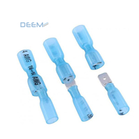 DEEM 16-14 AWG 전기 스페이드 남성과 여성 절연 방수 열 수축 와이어 커넥터