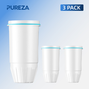 <span class=keywords><strong>Filtre</strong></span> à eau pour carafe PUREZA Z043, réduit les COV et les PFOS, compatible avec <span class=keywords><strong>ZeroWater</strong></span> ZR-001 003 600 008 012 017, lot de 3 filtres - Product Image 1