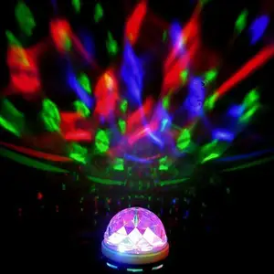 Luci per feste attivate Dj illuminazione RGB Disco Ball lampada stroboscopica Festival celebrazione compleanno natale Wedding Bar Club