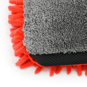 Guante de microfibra para limpieza de autos, forro polar coral, chenilla, para detallado automotriz, hecho a medida - Product Image 2