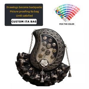 De Bang logotipo personalizado diseño forma tamaño Cosplay Color fiesta uso diario trabajo compras Casual Formal al aire libre Ita bolsa - Product Image 2