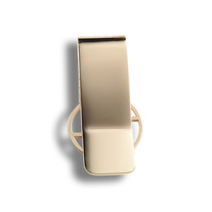 Cartera Metálica Dorada de Alta Calidad, Clip para Marcapáginas de Acero Inoxidable, Clip para Billetes Creativo Personalizable - Product Image 4