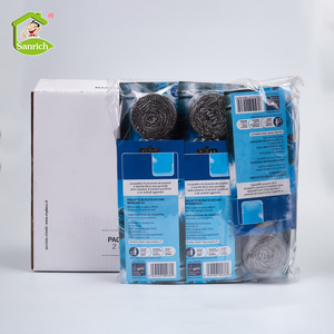 Casserole de cuisine gavernisée en acier inoxydable Mesh Scourer en métal Scrubber Set - Product Image 1