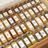 Organisateur de tiroir à épices en bambou, étagère extensible à 4 niveaux pour tiroir de placard, insert de rangement pour assaisonnements de cuisine