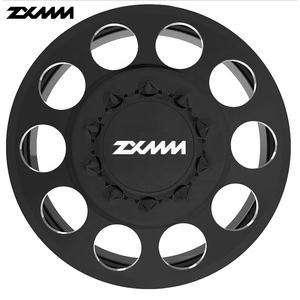 عجلات مزدوجة مخصصة مقاس 22 و24 و26 و28 و30 بوصة 8x200 8x165.1 فاخرة مصنوعة من الكروم المصقول لسيارات فورد F350 وF450 ودودج 3500 و4500 - Product Image 3