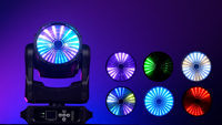 Luz Móvil DMX512 Mac One de 150W RGBW LED con Zoom y Efecto Beam Wash para Uso en Hoteles