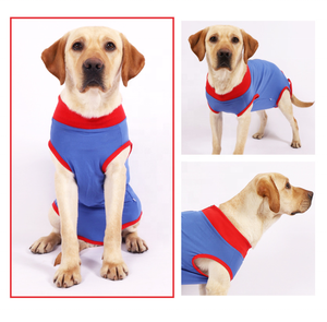 ชุดนอนผ้าเนื้อนุ่มป้องกันการเลียแผลสำหรับสุนัขและแมวหลังผ่าตัด เสื้อสำหรับสุนัขและแมวตัวผู้และตัวเมีย - Product Image 3