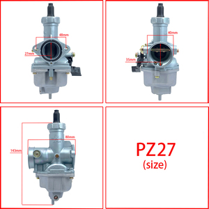 Nouveau carburateur de moto PZ27 à vente directe d'usine, version manuelle pour CG125 CG150 CG175 XL125 XL150 XL175 ATV <span class=keywords><strong>Quad</strong></span> Go Kart - Product Image 4