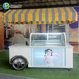 Camionnette à plateau neuve à vendre pour la vente <span class=keywords><strong>de</strong></span> hamburgers, hot-dogs, frites, glaces, chariot mobile pour le petit-déjeuner et la boulangerie - Product Image 6