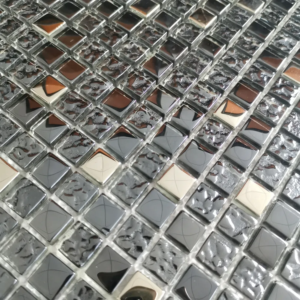 Стеклянная мозаичная плитка для ванной комнаты