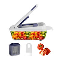 Keuken Handleiding Food Chopper Gadget Fabriek Hand Ui Snijder Voor Fruit Groenten Aardappelen Fruit Gereedschap Eenvoudige Bereiding