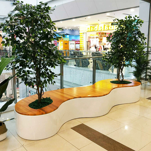 ม้านั่งน้ำหนักเบาสำหรับสถานที่ท่องเที่ยว เป็นมิตรกับสิ่งแวดล้อม ทำจากวัสดุ FRP ทนทาน เหมาะสำหรับพักผ่อนกลางแจ้งในพื้นที่จัดแสดงของสวนสัตว์ - Product Image 2