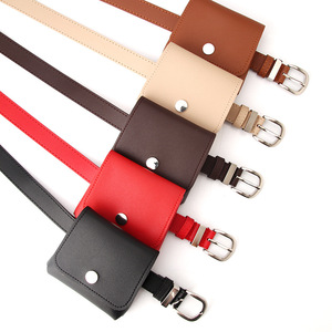 Fashion Mini Coin Purse Versatile Dress Detachable PU <b>Leather</b> Pin Buckle Multi Functional <b>Small</b> Fanny Pack Women Belt <b>Bag</b> - Product Image 1