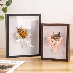 Tùy chỉnh bằng gỗ MDF khung ảnh với hoa khô hộp bóng tùy chỉnh kích cỡ từ 4x6 12x16 sắt Loại kim loại - Product Image 3