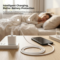 Cable USB C a USB C de Carga Rápida PD de 60W para iPhone 17 16 15 Pro Max, Samsung Galaxy S26 S25 Ultra, iPad Pro, MacBook Air