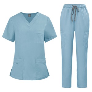 Divisa Ospedaliera in Morbido Poliestere 2025, Uniforme Medica Lavabile per Infermieri e Dottoressa, Set Scrub per Donne - Product Image 5