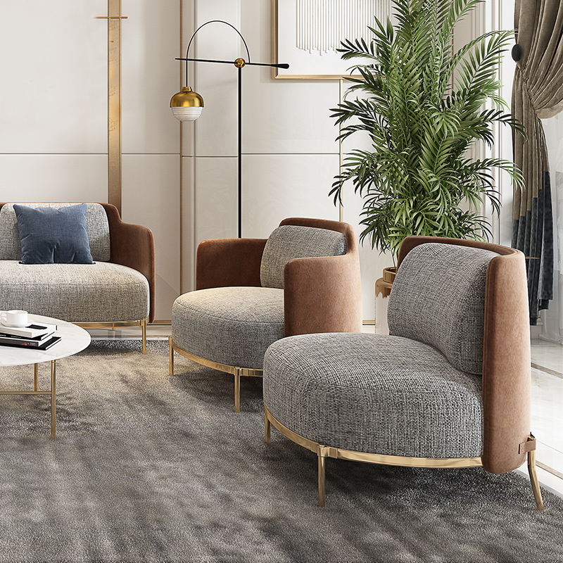 Arancione + grigio medio