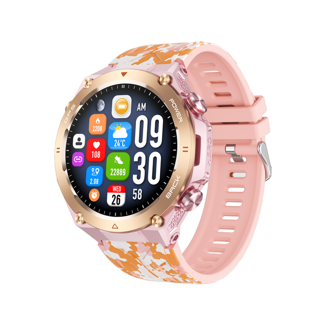 2026 Popular Men Women GPS Multi-Sport Smart Watch Android OS Heart Rate Monitor Sleep & Activity Tracker