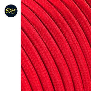 Câble tubulaire H03VV-F 2x0,75 mm rouge, 5 m, idéal pour les connexions électriques et l'utilisation en extérieur. - Product Image 2