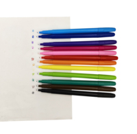 Vente en gros de mini marqueurs lavables à pointe fine pour écriture lisse ensemble de stylos à aquarelle pour enfants