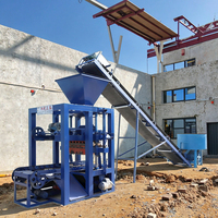 Machine à fabriquer des blocs de béton creux QT4-26 entièrement automatique de haute qualité, prix de la machine à fabriquer des briques