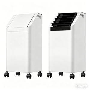 Refroidisseur <span class=keywords><strong>d</strong></span>'<span class=keywords><strong>air</strong></span> électrique puissant de 4 L avec télécommande, 3 vitesses pour la maison et la chambre - Product Image 3