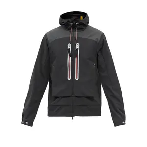 Fashion Casual Custom Winter Warm Windbreaker Micro Fleece Lined Jacket Breathable Durable Hunting Driving Hiking Jacket Hooded