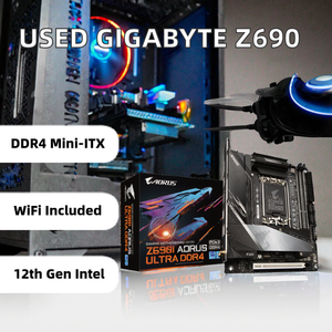 ใช้เมนบอร์ด Z690I ULTRA DDR4 พร้อมรองรับ Wi-Fi สำหรับซีพียูรุ่นที่ 12 คอร์ I9/i7/i5 สำหรับเดสก์ท็อป แรม 64GB - Product Image 4