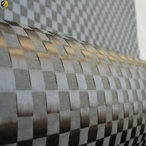 Nuevo 12k Plain 80g 100g 160g 200g Tela de fibra de carbono de remolque de peso ligero con precio bajo - Product Image 1