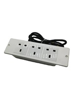 Multiprise encastrable 10A 13A 16A pour bureau, prise encastrée pour meuble, prise de table