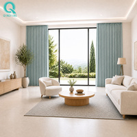 QINGYING Tissu de rideau en lin en gros, largeur extra-large, en rouleau, occultant, pour salon et fenêtres