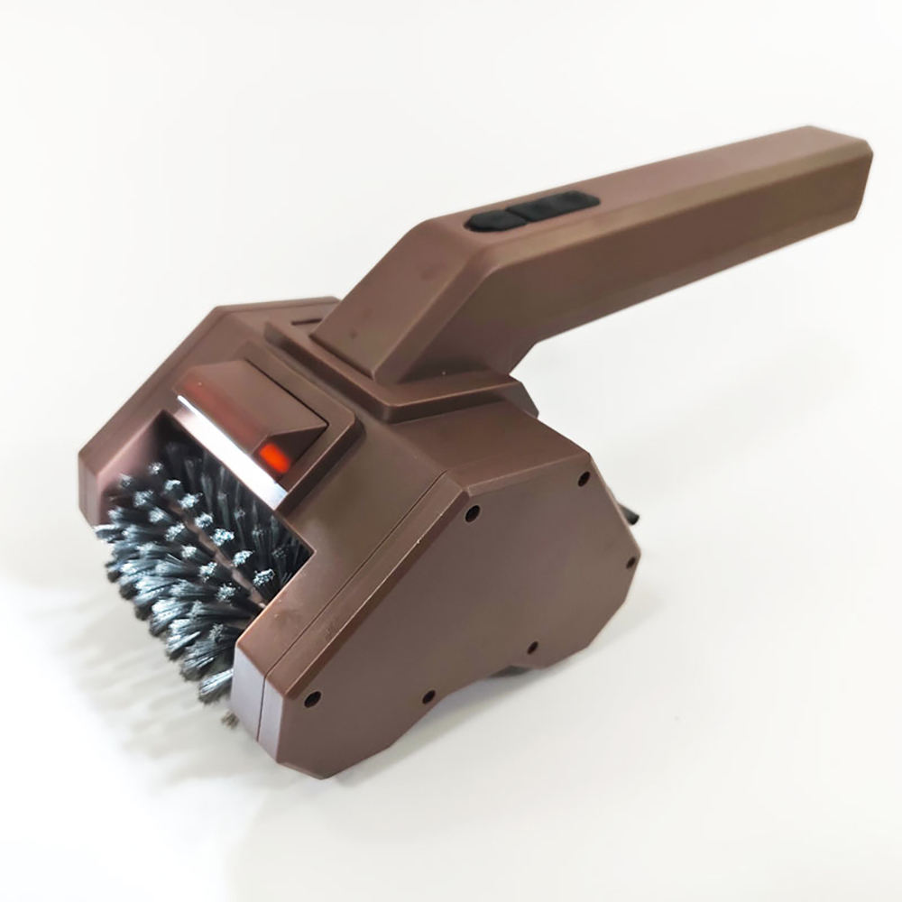 Brown-Double wheel brush