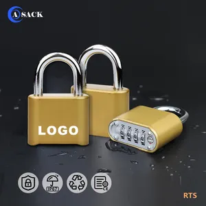 GYM Heavy Duty Custom Digital 4 Digit Code Safety Gym Lock Combination Padlock 4 Dial Combination Padlock Password