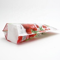 Sac en plastique à fermeture éclair refermable avec logo personnalisé, pour emballage de fraises, raspberry et cerises