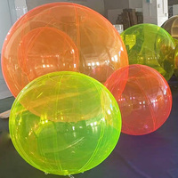 Boule d'eau gonflable hermétique en PVC de haute qualité Boule de décoration Boules d'eau colorées