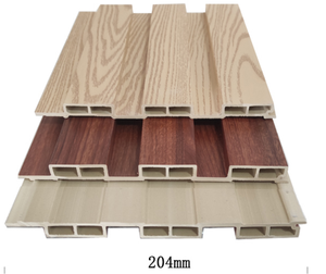 WPC 3D <strong>Wall</strong> <strong>Panels</strong> Modern Wood Grain Decorative <strong>Wall</strong> Paneling for Apartment Interior Customized Sizes - Product Image 3