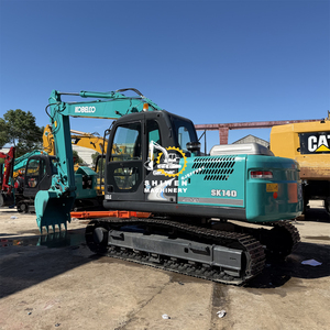 Excavadora hidráulica de orugas Kobelco 2022 usada, modelo con componentes de motor y engranaje, peso operativo de 14 toneladas - Product Image 3