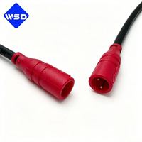 Connecteur étanche IP68 2 broches mâle-femelle 5A 42,5V certifié UL, prise circulaire basse tension pour bande LED extérieure de jardin