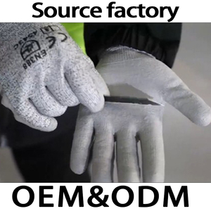 Sonice ANSI A3 HPPE EN388 cắt Kháng mức độ 5 PU tráng làm việc an toàn găng tay Găng tay chống cắt găng tay cho vườn & công nghiệp làm việc - Product Image 2