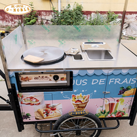Chariot à Crêpes Snack Personnalisé Vélo de Livraison de Nourriture Scooter de Rue