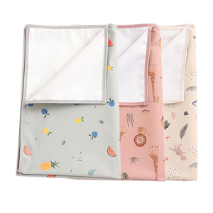 Natucare <span class=keywords><strong>tapis</strong></span> <span class=keywords><strong>de</strong></span> <span class=keywords><strong>voyage</strong></span> imprimé personnalisé en PU anti-roulis pour bébé portable étanche pliable - Product Image 1