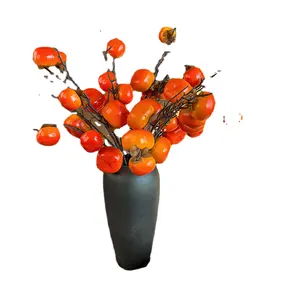 Lfh Simulatie 7 Hoofd Persimmon Granaatappel Meidoorn Rijk Fruit Nieuwjaar Bloem Decoratie Fabrikanten Geheel