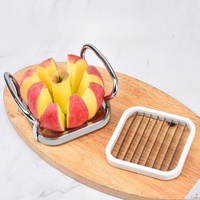 Ustensiles de cuisine multifonctionnels et durables en acier inoxydable, 5 pièces, pour pommes, poires, chips de pommes de terre, coupe-légumes et fruits