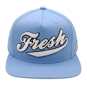 Produttori snapback cap ricamo 3d, progetta il tuo Logo hip hop cap snapback hat