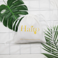 Sacs à cordon en velours, pochette en tissu imprimé or, sac en tissu, Logo personnalisé pour perruque de cheveux, offre spéciale