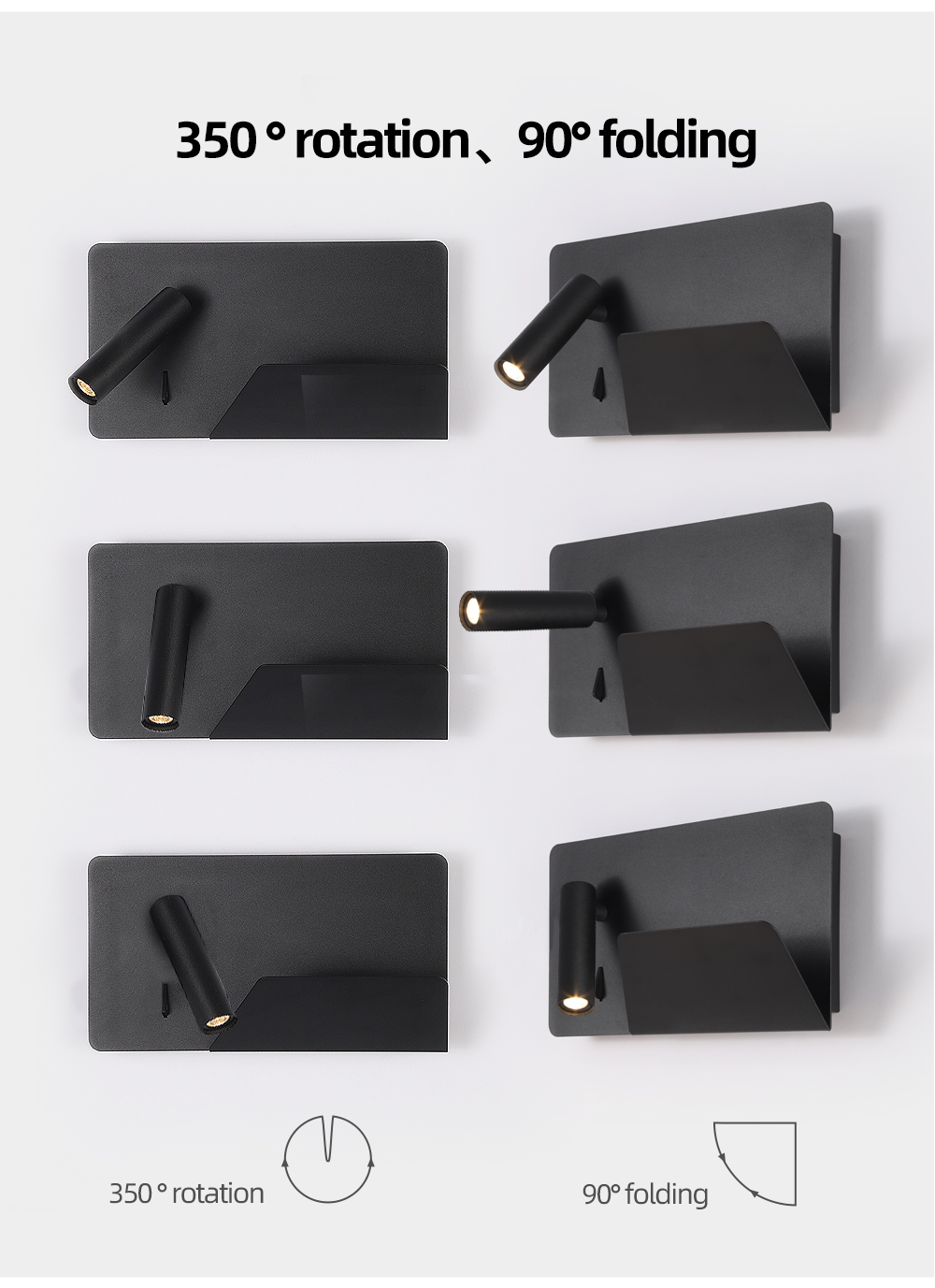 Nordic Minimalism Modern Wall Light Led Wall Lamp Wall Hanging Lighting Home Decor Living Room Bedside Indoor Hotel  Restaurant
