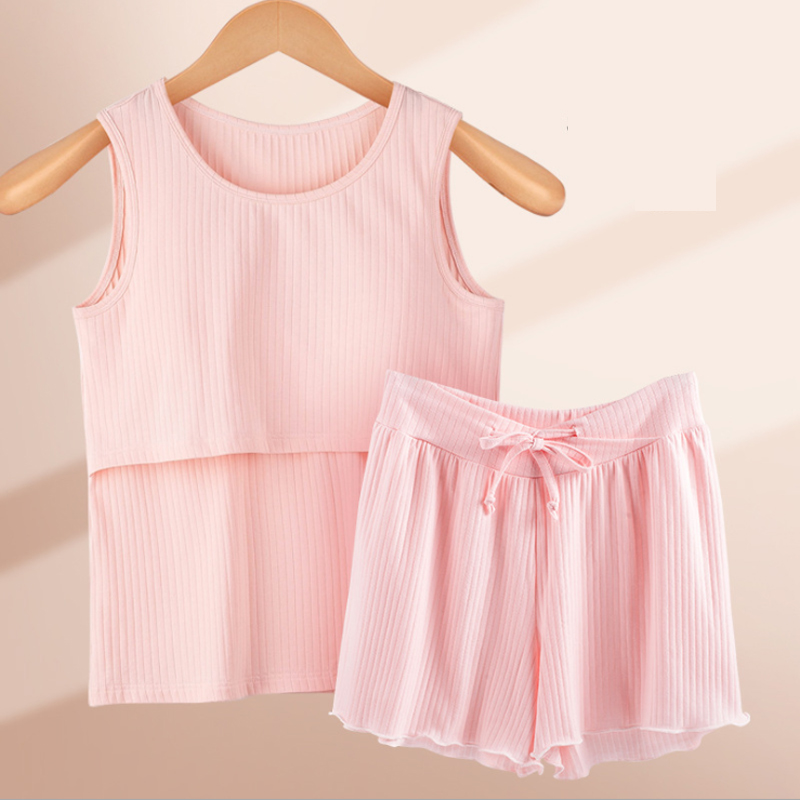 Pink vest set