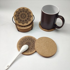 Design moderno personalizzato in legno sughero sottobicchieri <span class=keywords><strong>da</strong></span> 5mm carta MDF <span class=keywords><strong>tavolo</strong></span> <span class=keywords><strong>per</strong></span> bevande calde/fredde Home Bar <span class=keywords><strong>cucina</strong></span> <span class=keywords><strong>piano</strong></span> caldo/freddo porta bevande - Product Image 4