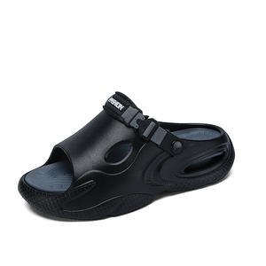 Sandalias de exterior para hombre, antideslizantes para baño, con suela gruesa y acolchada, pantuflas suaves para el hogar. - Product Image 1