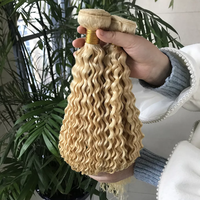 Grand Stock Cheveux Humains Européens Pas Cher 613 Trame de Cheveux Vierges, 613 Mèches de Cheveux Deep Wave Alignés sur les Cuticules avec Closure